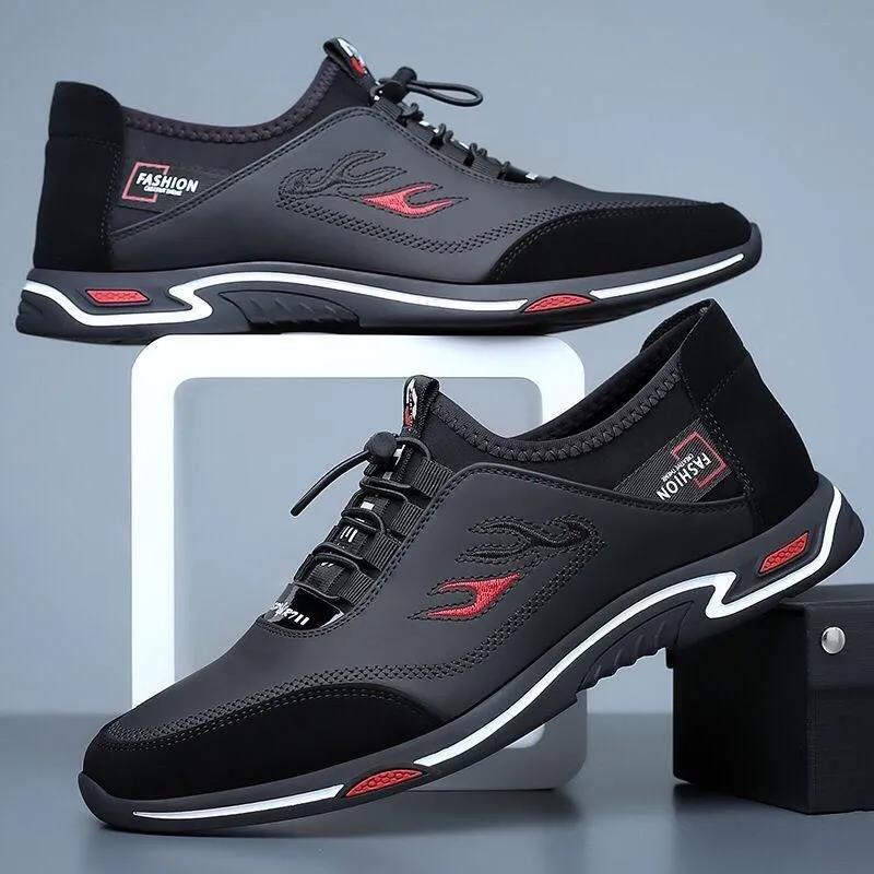 ✨👞 Pánska obuv do práce vyrobená z priedušnej kože ✅ proti zápachu ✅ s mäkkou koženou podrážkou ✅ moderná a všestranná