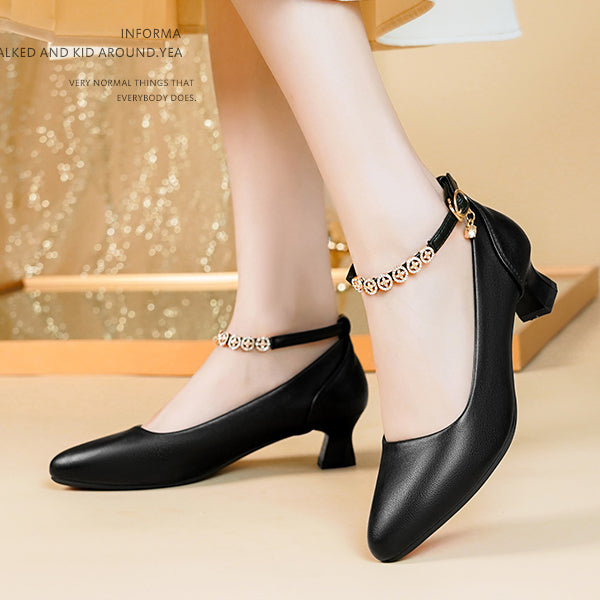 🔥👠【35-40】 Tocuri înalte cu talpă moale la modă nouă de vară