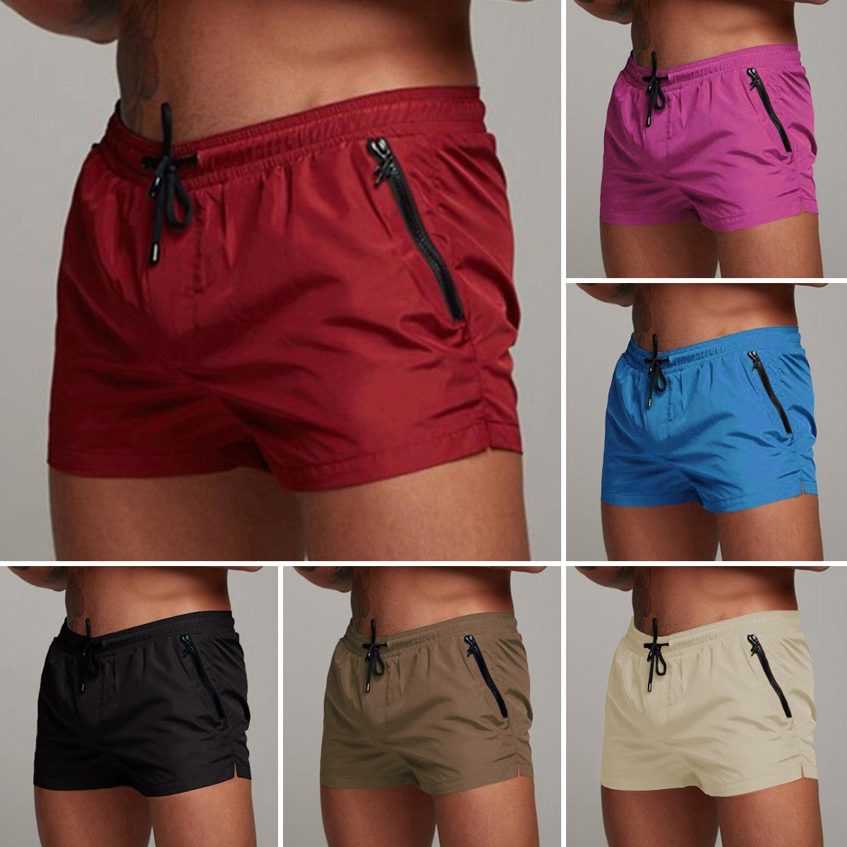 š“ćS-3XLćAventura de varÄ te aČteaptÄ! Pantaloni scurČi de plajÄ Či costume de baie eleganti, cu uscare rapidÄ