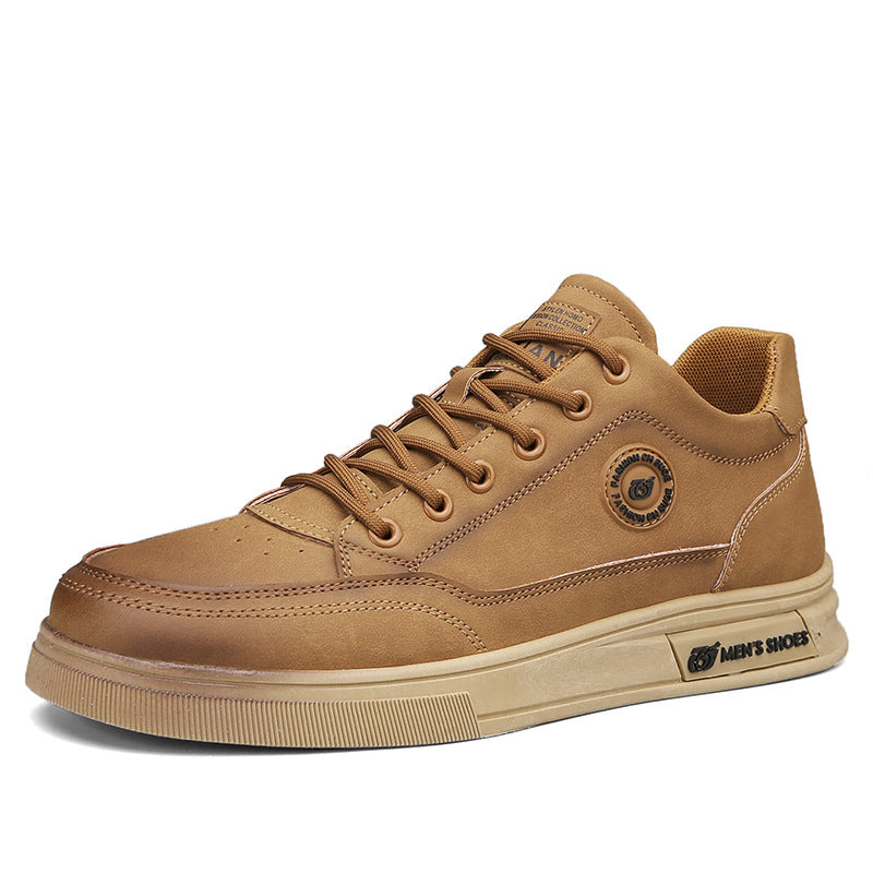 🥾【39-44】2025 Pantofi casual din piele de înaltă calitate pentru bărbați, anti-alunecare, piele moale, talpă moale