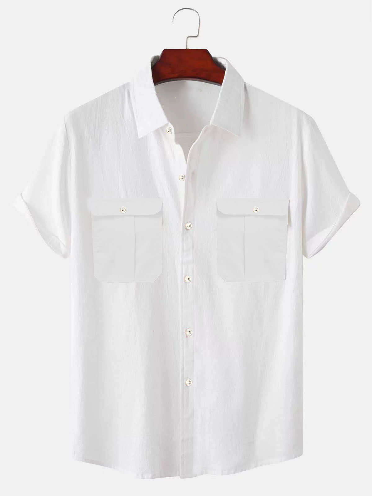💁♂️✨【M-5XL】Nova poletna moška preprosta lanena srajca - prijetna za kožo in mehka