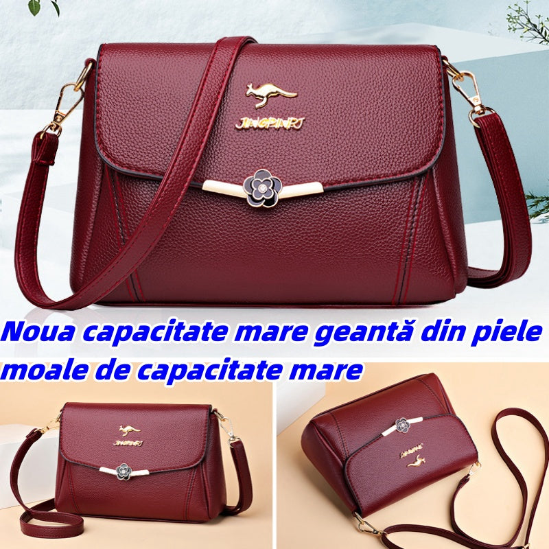 👜👜Noua capacitate mare geantă din piele moale de capacitate mare