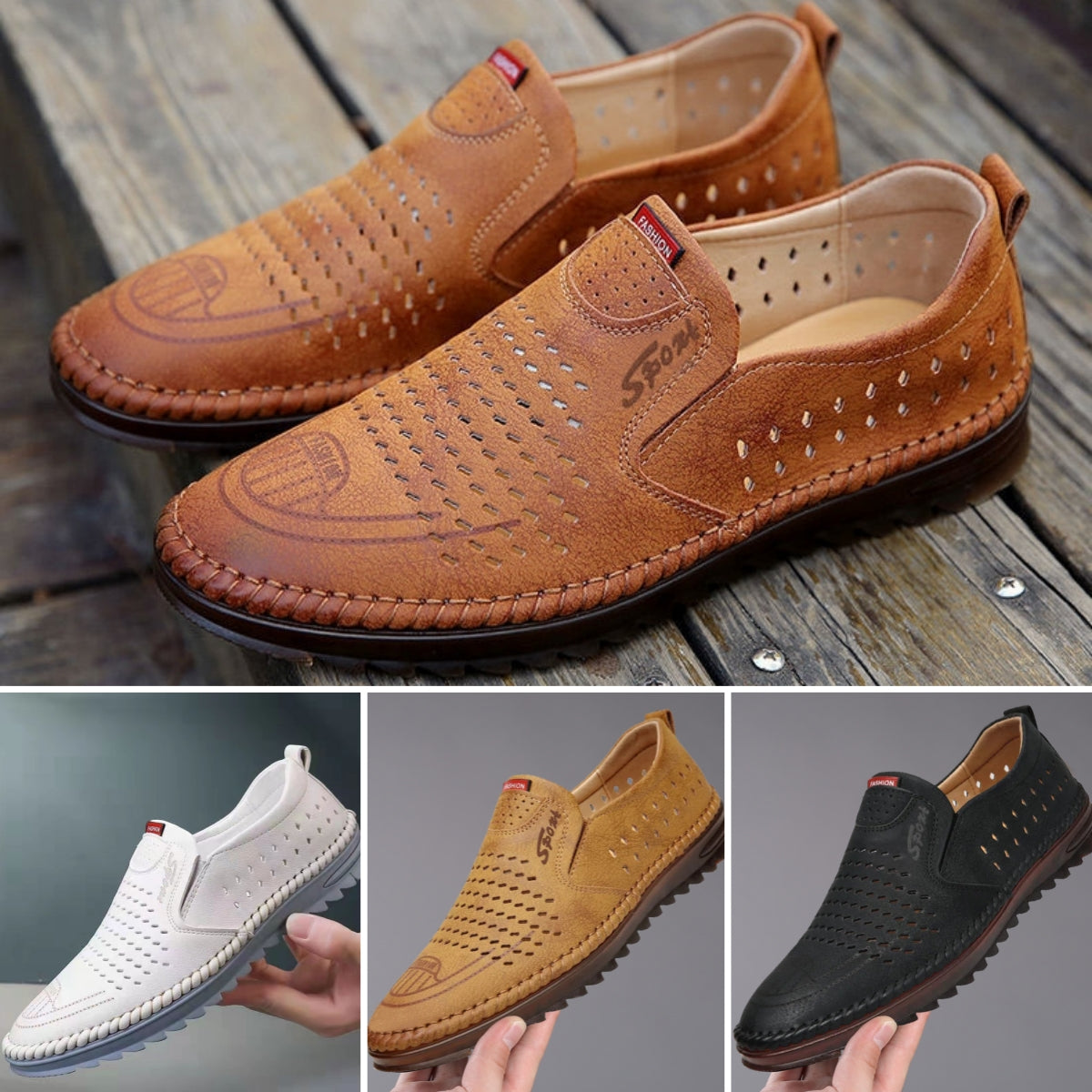 👞 Pantofi noi de vară, respirabili, cu talpă moale