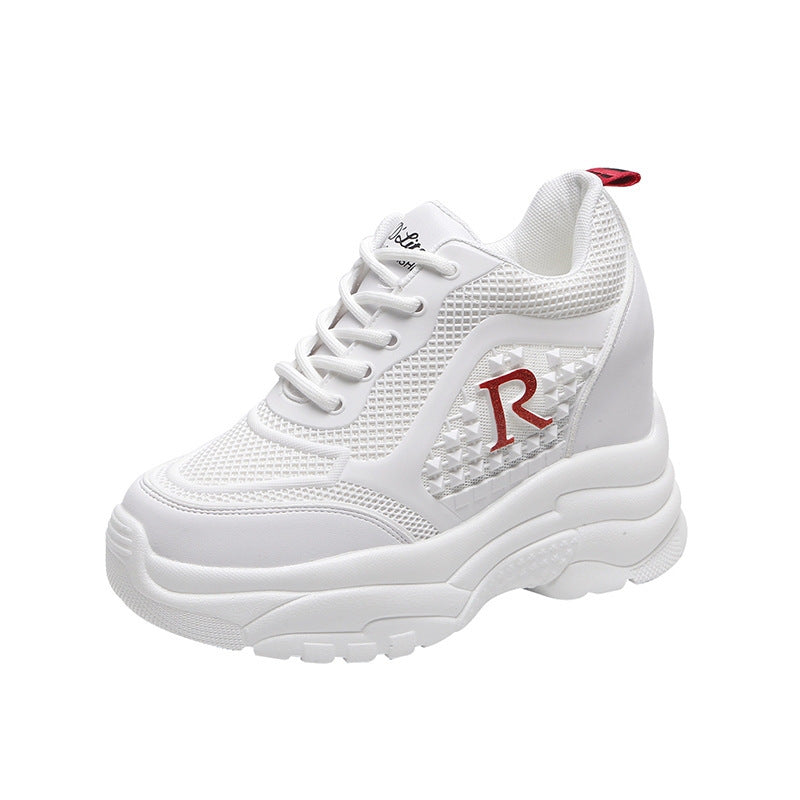 【35-40】2025 noi pantofi sport cu plasă respirabil, care măresc înălțimea