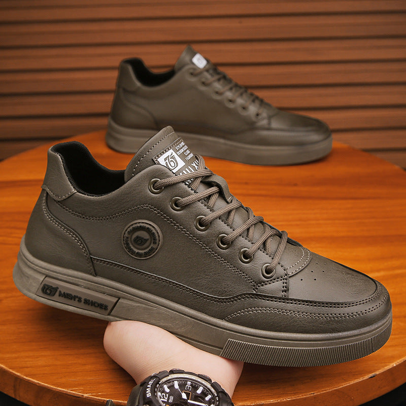 🥾【39-44】2025 Pantofi casual din piele de înaltă calitate pentru bărbați, anti-alunecare, piele moale, talpă moale