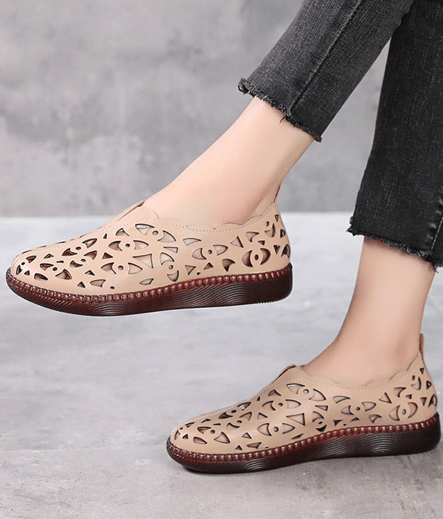 🔥【35-42】2025 pantofi retro damă retro respirabili cu vârf rotund