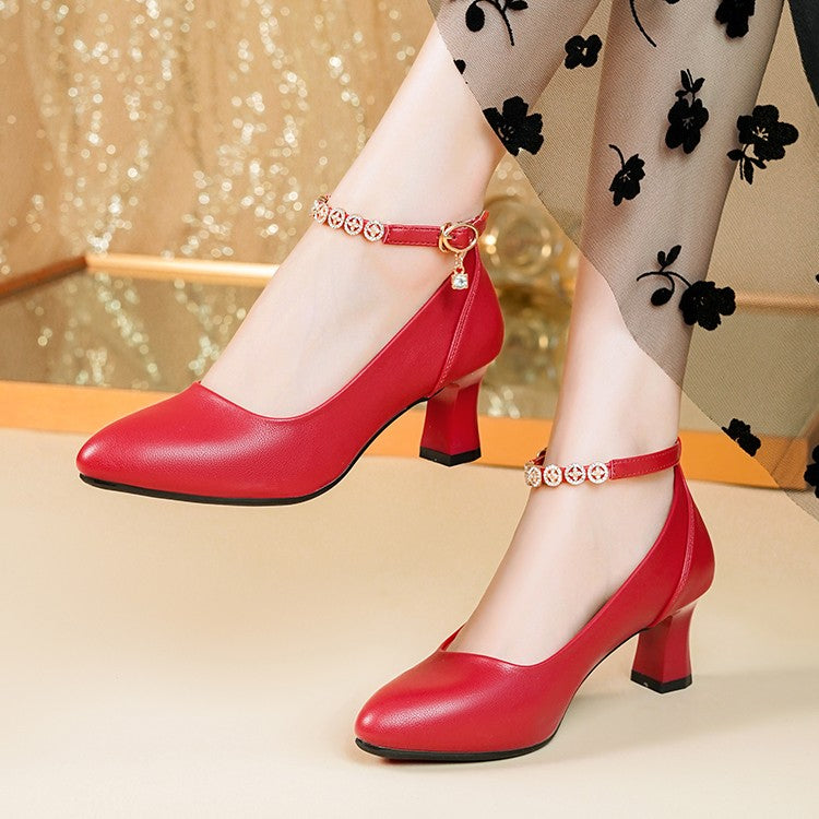 🔥👠【35-40】 Tocuri înalte cu talpă moale la modă nouă de vară