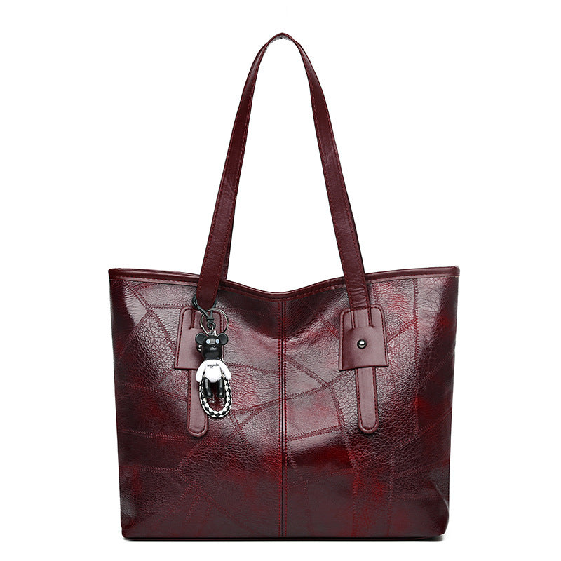 🎀👜Gantă de umăr din piele moale pentru femei la modă✨Ocazională de mare capacitate✨