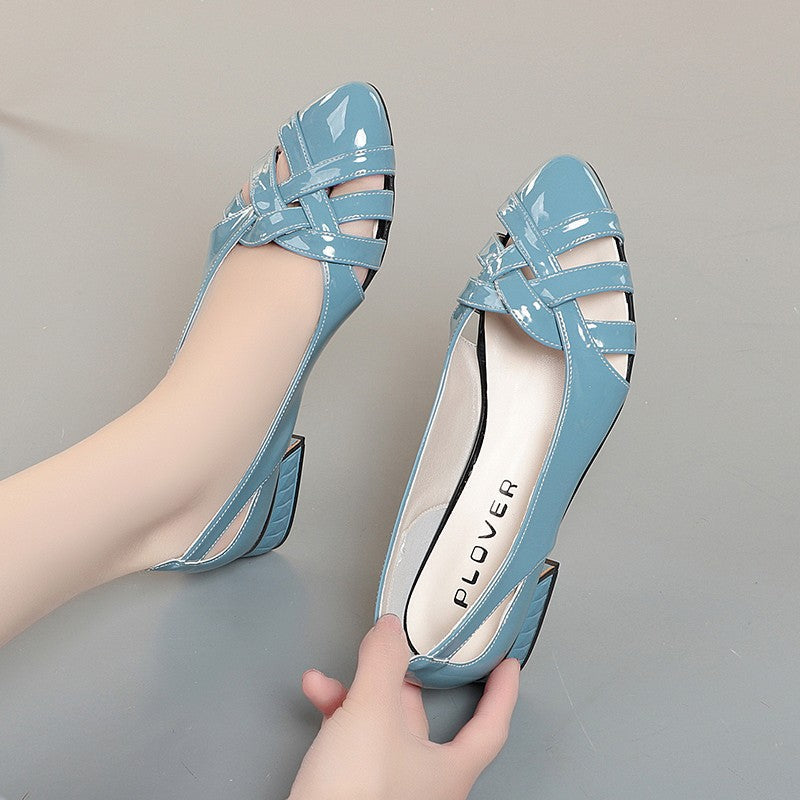 🔥【35-40】2025 primavara si vara noua moda pantofi plat dama din piele