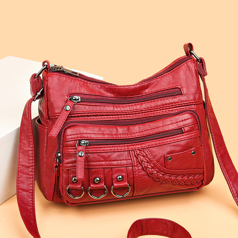 š„š2024 noua geantÄ de umÄr/geantÄ crossbody din piele moale de mare capacitate