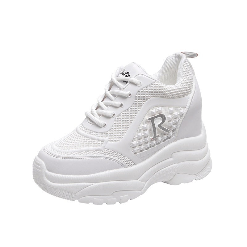 【35-40】2025 noi pantofi sport cu plasă respirabil, care măresc înălțimea