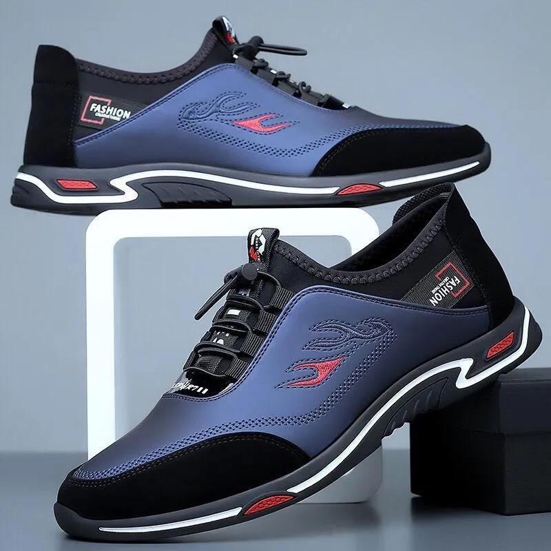 ✨👞 Pánska obuv do práce vyrobená z priedušnej kože ✅ proti zápachu ✅ s mäkkou koženou podrážkou ✅ moderná a všestranná