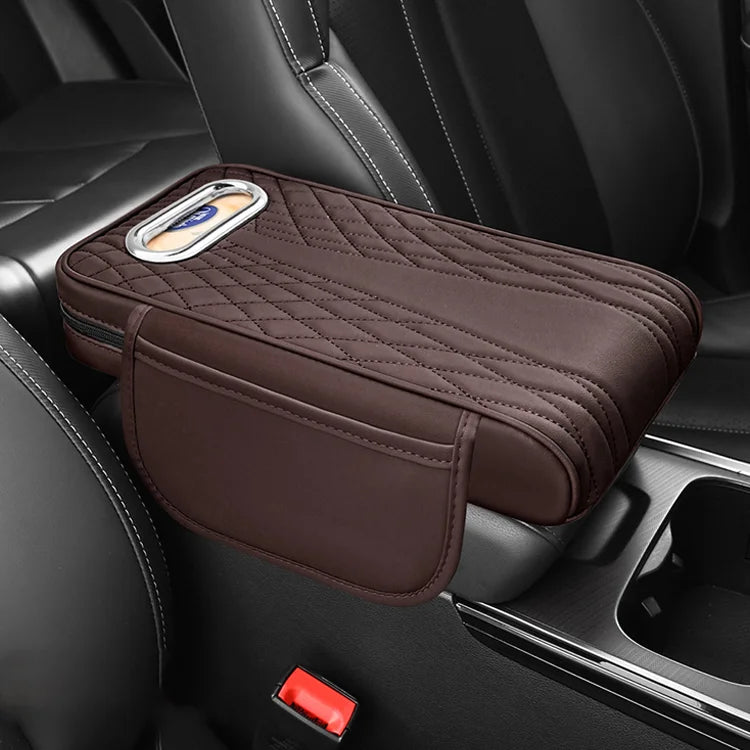 🚗👏 Cutie cotieră auto multifuncțională trei într-unul din piele
