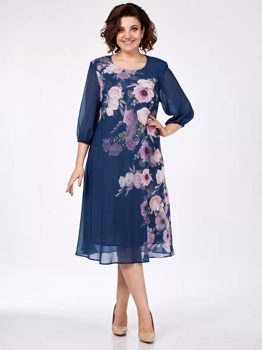 🌸Reducere flash--49%OFF💥💕【S-5XL】 Rochie elegantă cu imprimare florală de primăvară 🌷💃