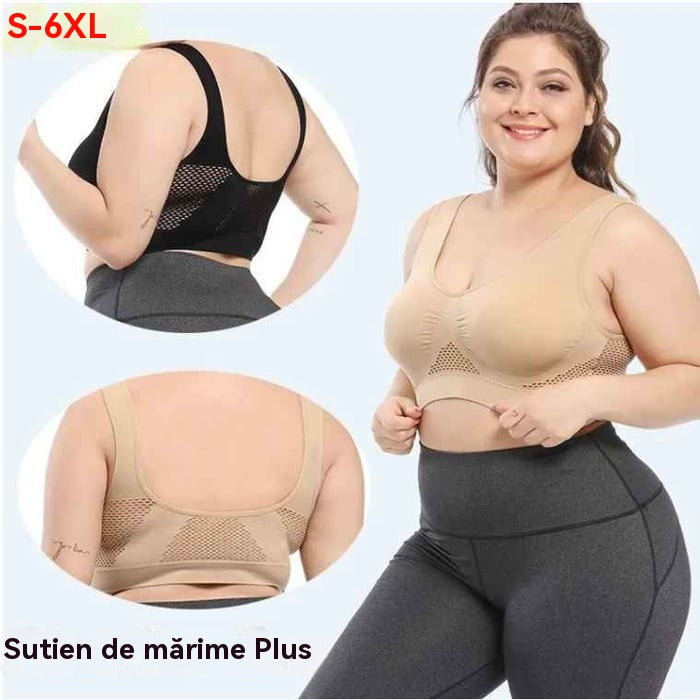 💌❤️【40-120KG】【Set de 2】Sutien respirabil și răcoros pentru mărimi mari