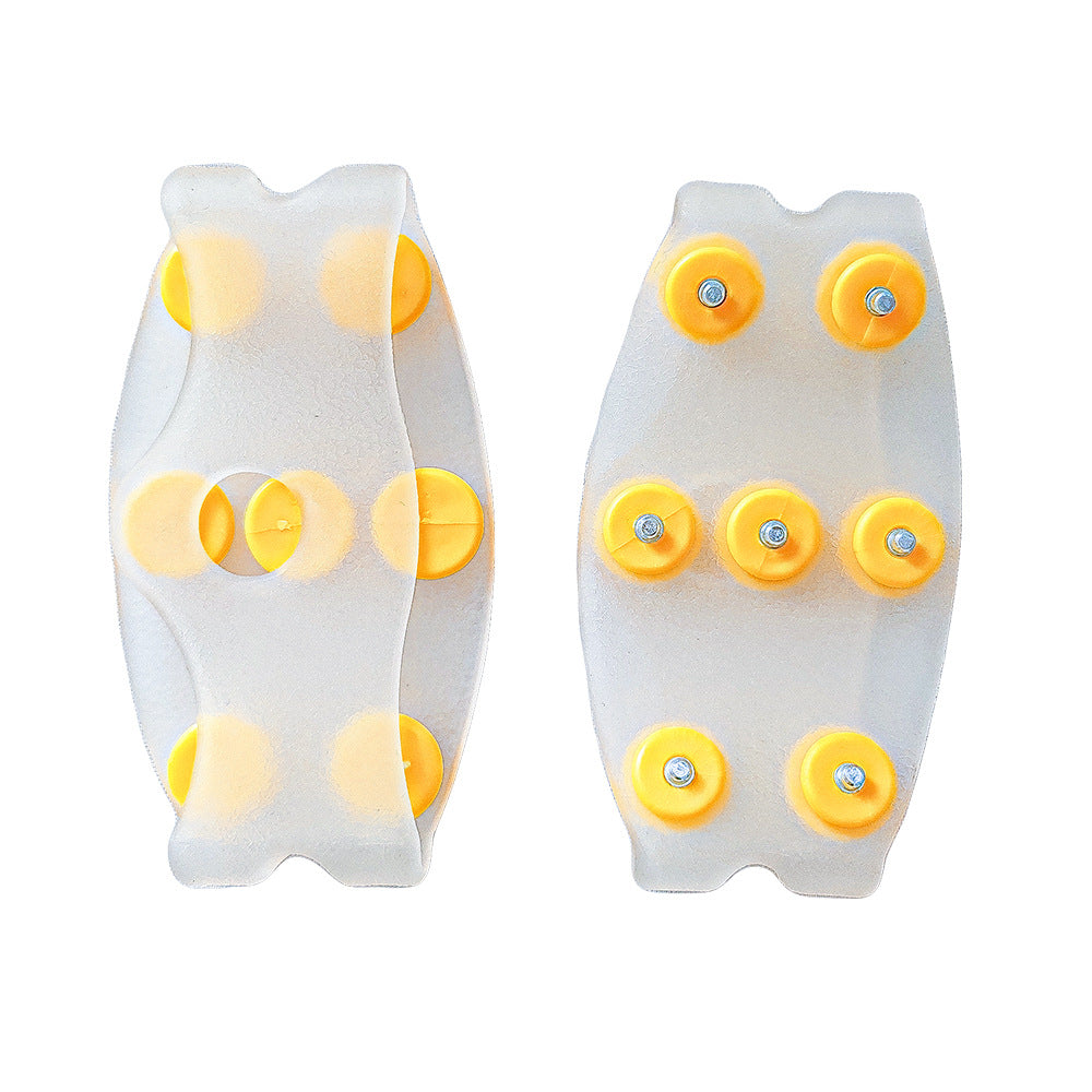 👴🚶🏔️Kupte 2 a dostanete 2 zdarma🔥Neviditelné 5zubé protiskluzové návleky na mačky, průhledné venkovní návleky na sněhovou turistiku, horolezectví, horolezectví, zimní ledový povrch, nezbytný pro seniory.