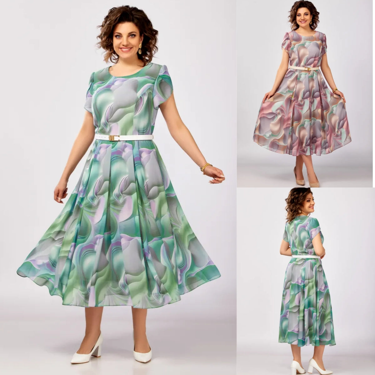 🔥🥰【S-5XL】Rochie nouă și elegantă din șifon de înaltă calitate