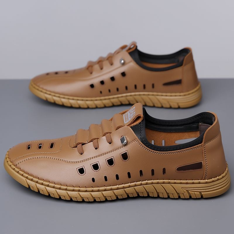 💁♂️✨【39-44】2025 pantofi plati business din piele respirabilă pentru bărbați