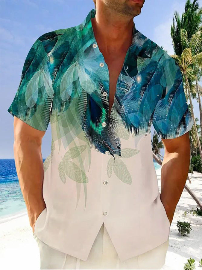🌴【XS-6XL】Pánska voľná letná košeľa s krátkym rukávom