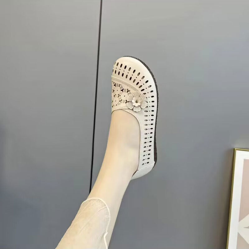🔅【35-40】Pantofi pentru femei fundul din piele moale anti-alunecare.
