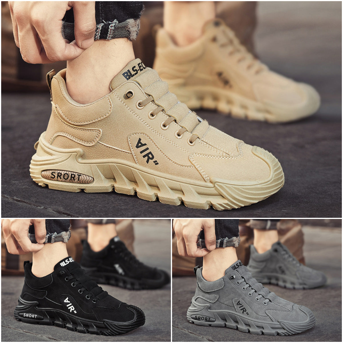🥾【39-44】Pantofi de bărbați de stil nou casual respirabili și confortabili, țesătură impermeabilă