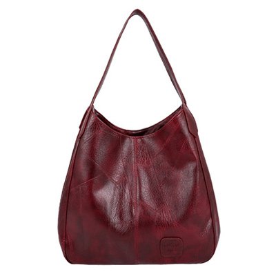 💖👜💖Geantă de umăr din piele moale, cu stil nou, capacitate mare, potrivită
