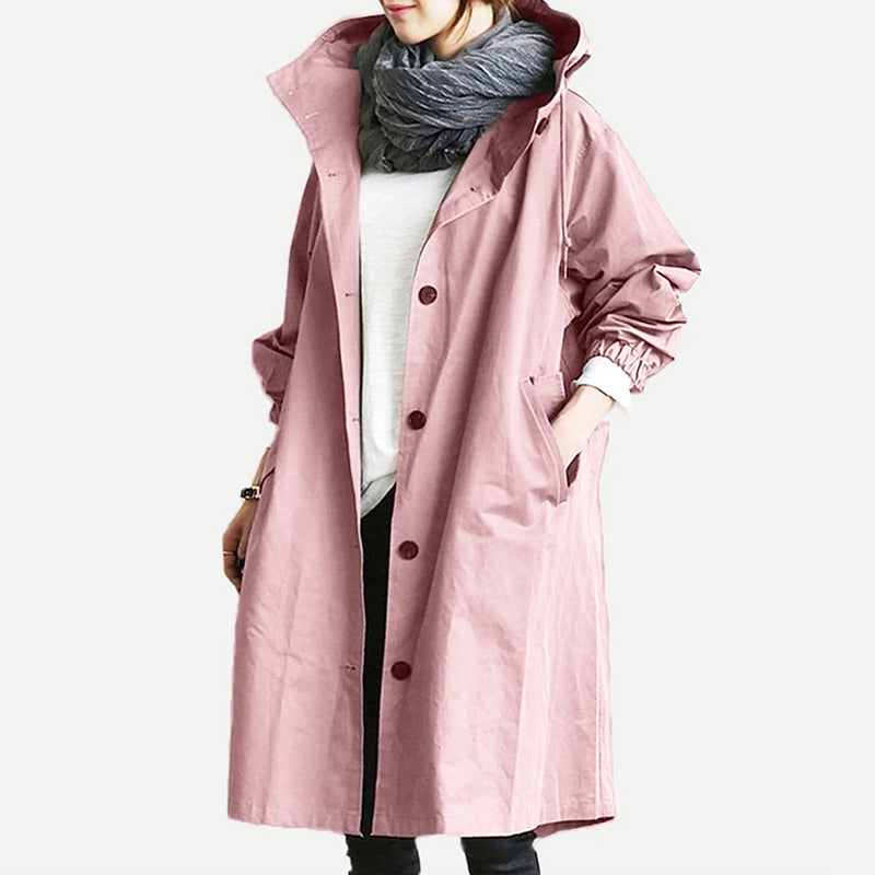 🥼【S-5XL】Nova jesenska dolga plus size priložnostna vetrovka, Ženska vsakodnevna moda