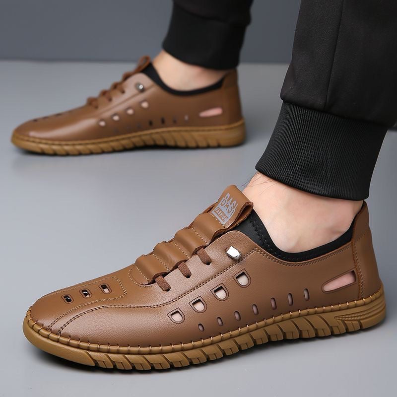 💁♂️✨【39-44】2025 pantofi plati business din piele respirabilă pentru bărbați