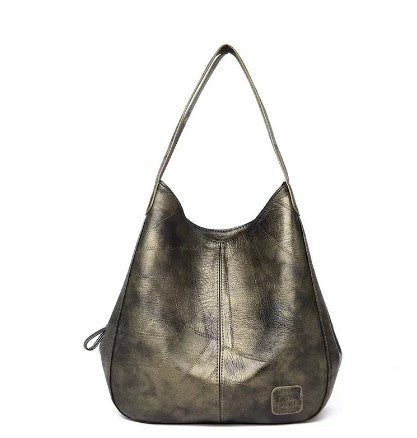 💖👜💖Geantă de umăr din piele moale, cu stil nou, capacitate mare, potrivită