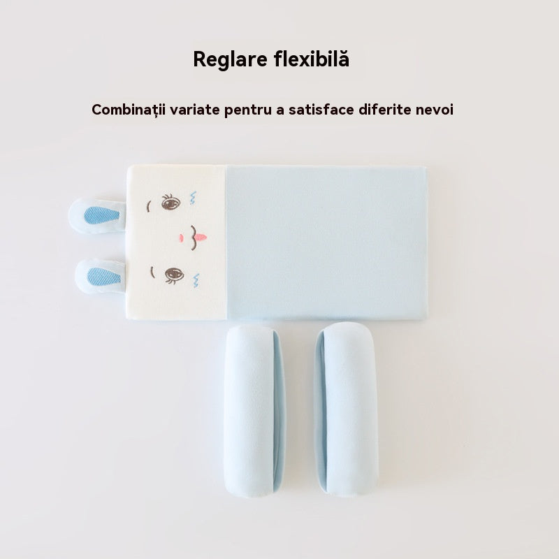 🎁【Vârsta recomandată: 0-1 an】Pernă anti-înclinare pentru capul bebelușului