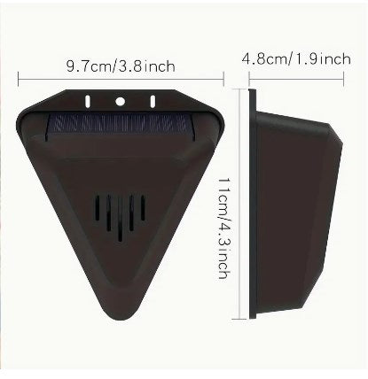 🔥【Cumpărați 1, primiți 1 gratuit】📣Orchard Fish Pond Rice Paddy Solar Power Sunet și lumină de alarmă de alarmă pentru păsări Repeller