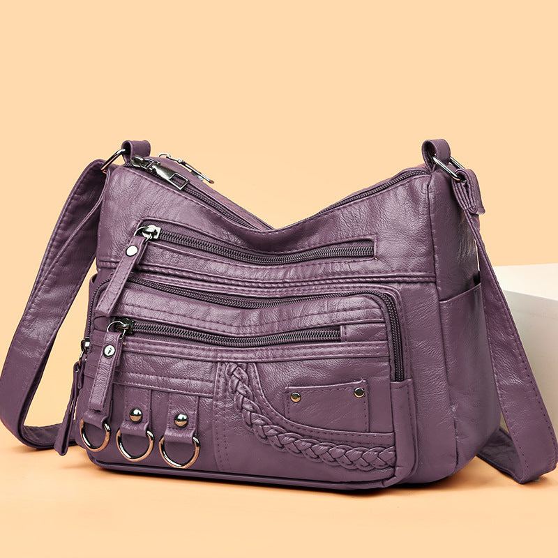 š„š2024 noua geantÄ de umÄr/geantÄ crossbody din piele moale de mare capacitate