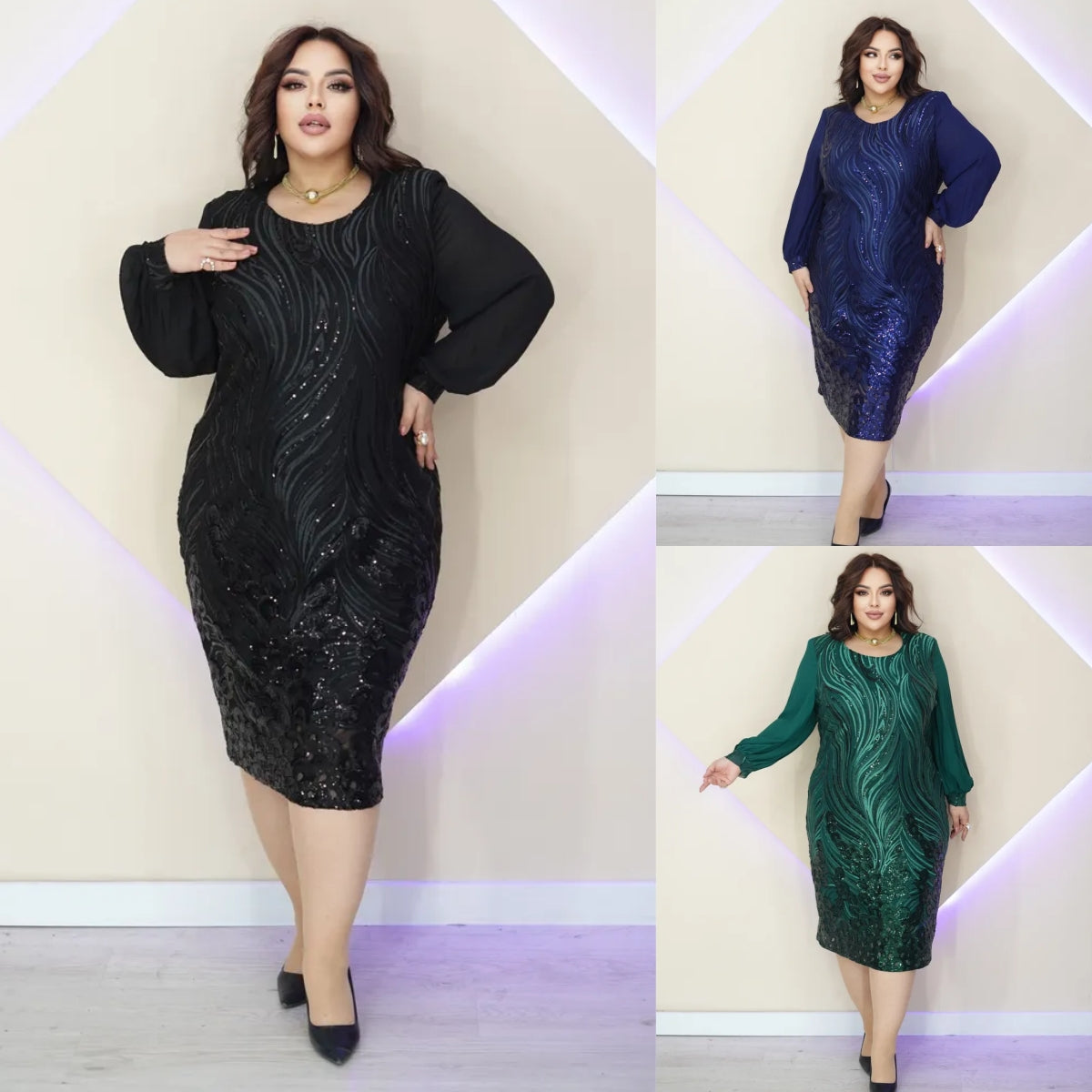 💖💖【S-5XL】Rochie nouă și elegantă din șifon de înaltă calitate