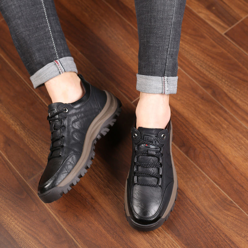 👞【39-48】2024 pantofi noi de iarnă pentru bărbați, tălpi groase casual și confortabile