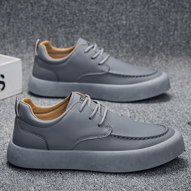 🔥✨【Produs nou】【39-46】2025 pantofi sport noi cu talpă groasă, pantofi sport la modă pentru partea superioară din piele naturală