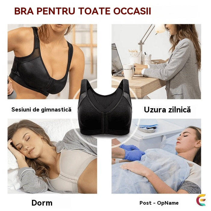 💖✨【Balenie 3 kusov】Pohodlná podprsenka s gombíkmi vpredu, bez kostíc, pre väčšie veľkosti, z čistej bavlny, pohodlná a priedušná