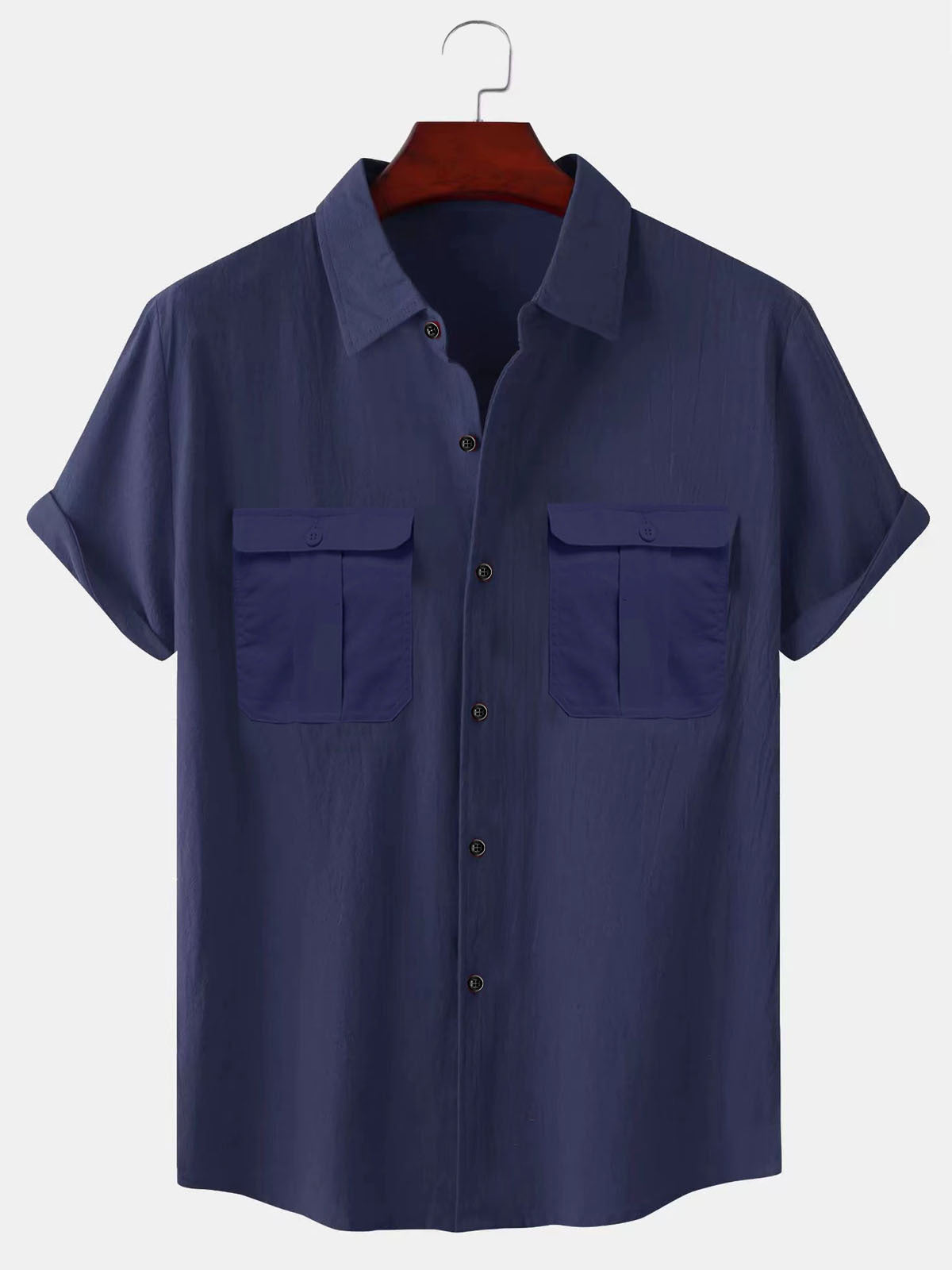 💁♂️✨【M-5XL】Nova poletna moška preprosta lanena srajca - prijetna za kožo in mehka
