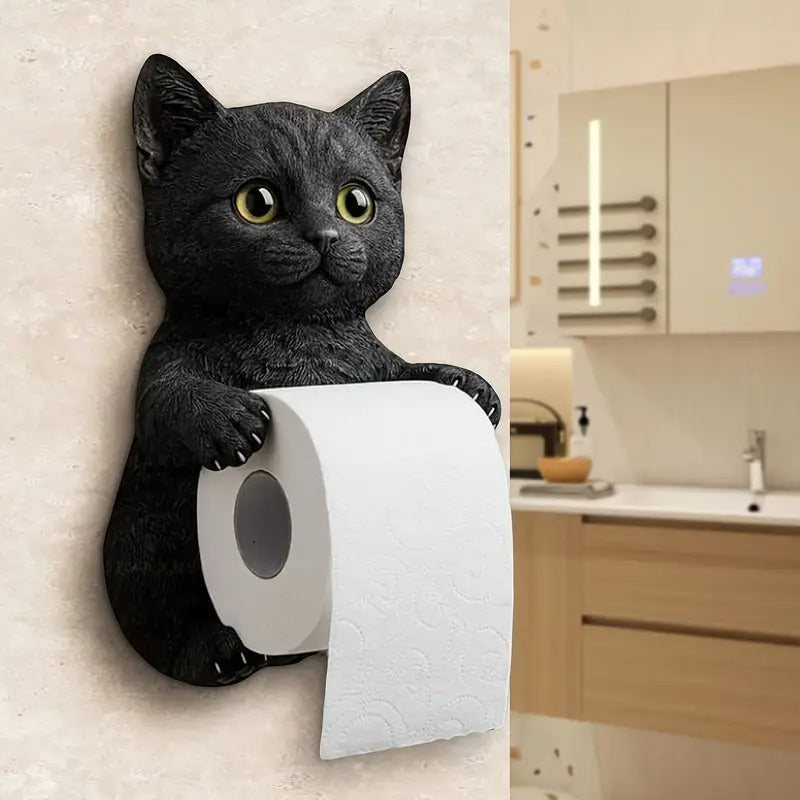🐱 Suport de hârtie igienică cu tema pisicii drăguțe
