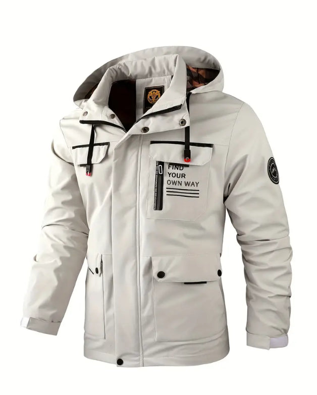 🎆【M-6XL】Nová pánská teplá podzimně-zimní větruodolná a nepromokavá bunda
