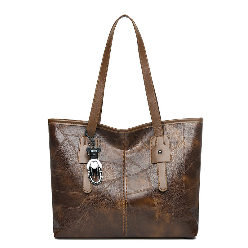 🎀👜Gantă de umăr din piele moale pentru femei la modă✨Ocazională de mare capacitate✨