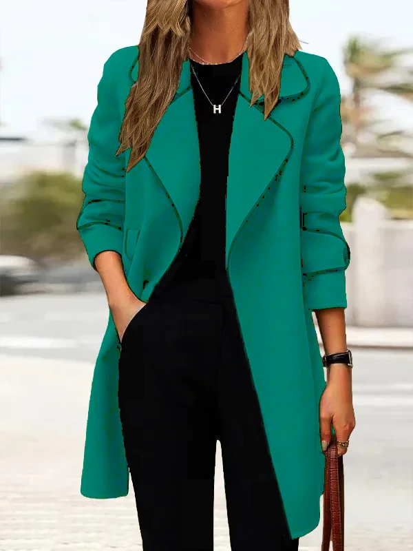 š©ćM-4XLćNova jesensko-zimska ženska korejska srednje dolga dvostranska kaÅ”mirska jakna/plaÅ”Ä