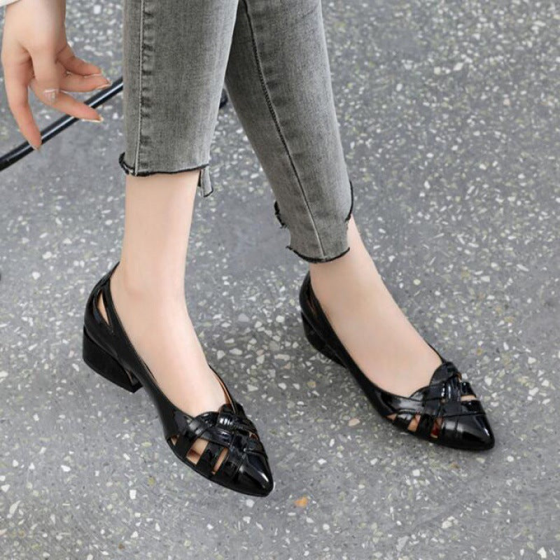 🔥【35-40】2025 primavara si vara noua moda pantofi plat dama din piele