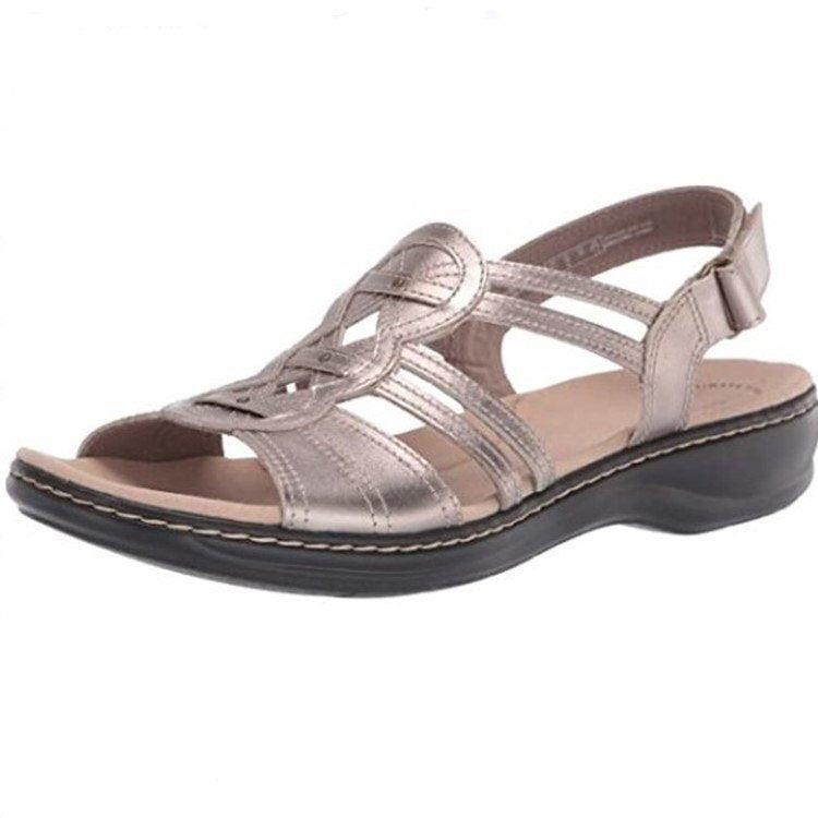👡【35-43】Sandale moi și confortabile din piele pentru femei.