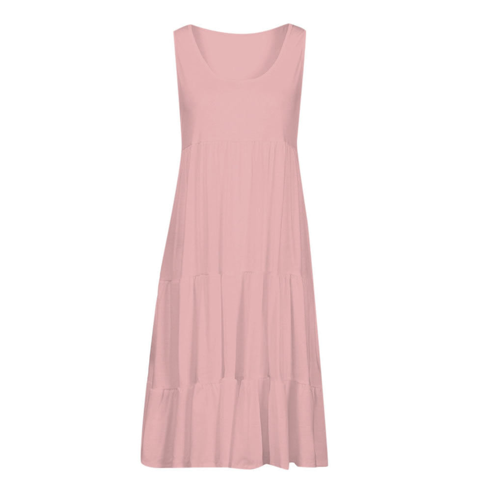 👗 Rochie simplă de culoare uni