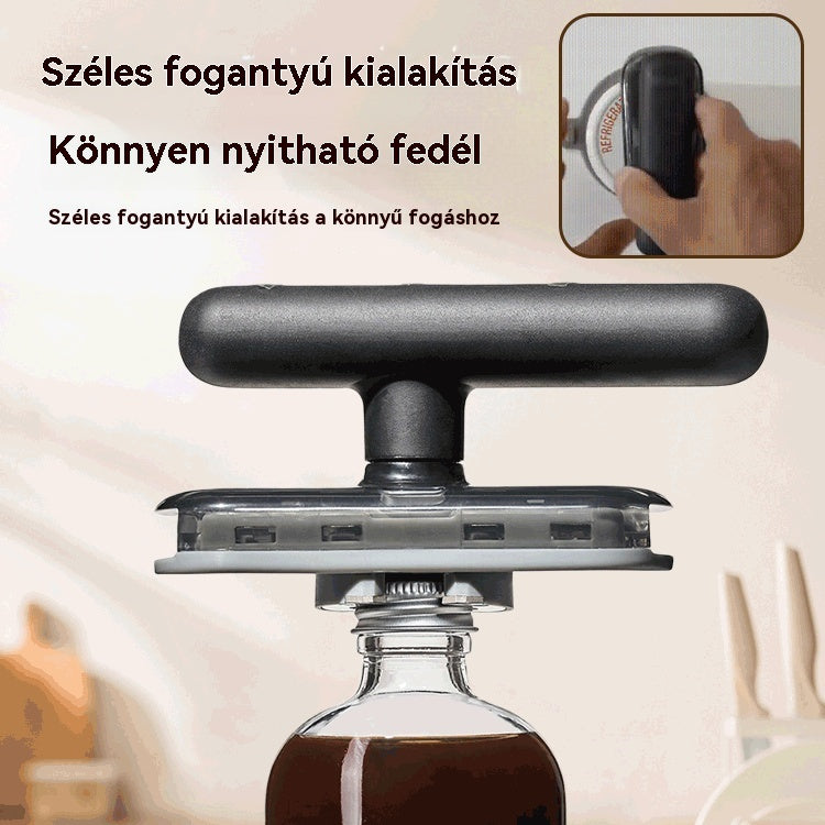🔥【Vásároljon 1-et, kapjon 1-et ingyen】🥫Multifunkciós rozsdamentes acél üvegnyitó💥Korlátozott ideig érvényes ajánlat