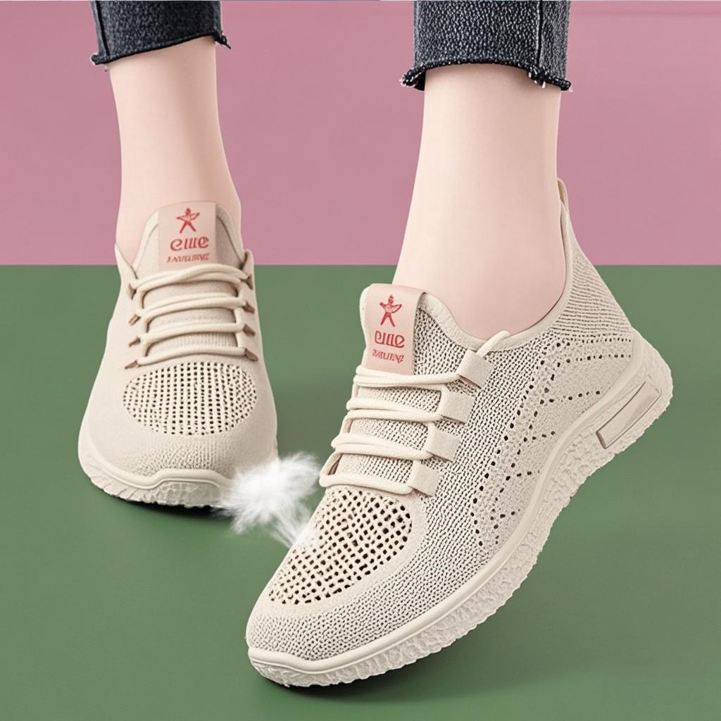 💕【36-40】Pantofi din plasă zburătoare de primăvară și vară | Mers versatil, slăbitor, confortabil și rapid