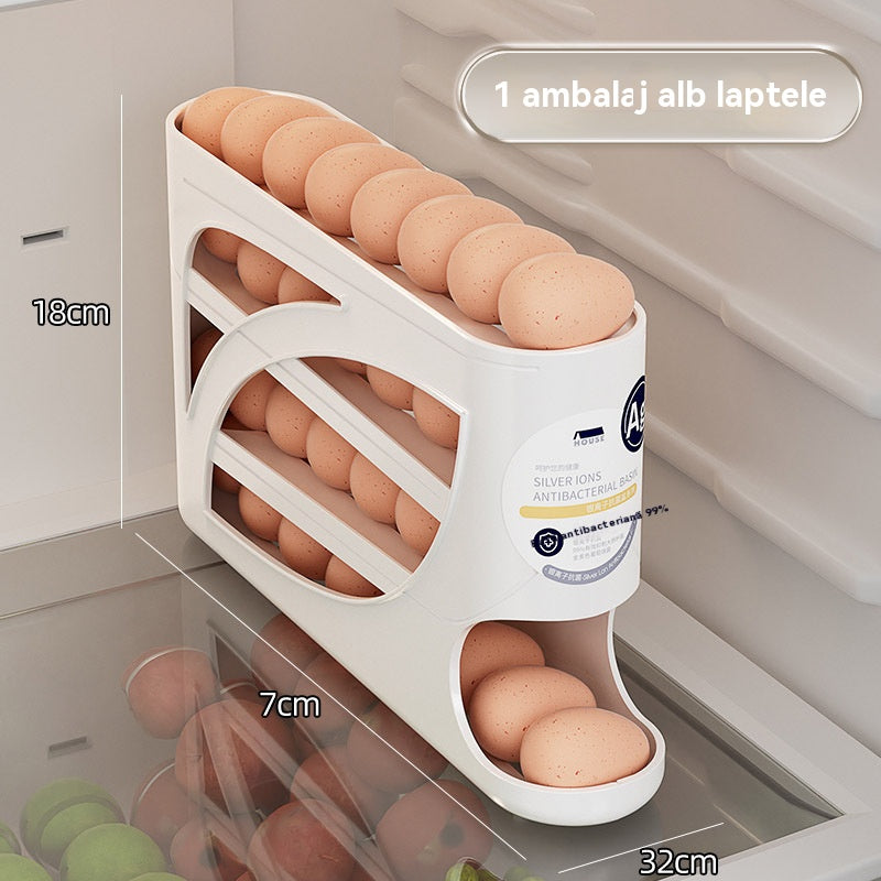 🛒🥚🥚【Cumpără 1, primești 1 gratuit】Cutie glisantă pentru depozitarea ouălor, de calitate alimentară