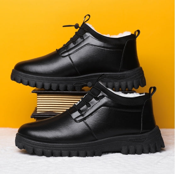 🙋‍♂️👞 Moški zimski žametni poslovni čevlji za prosti čas