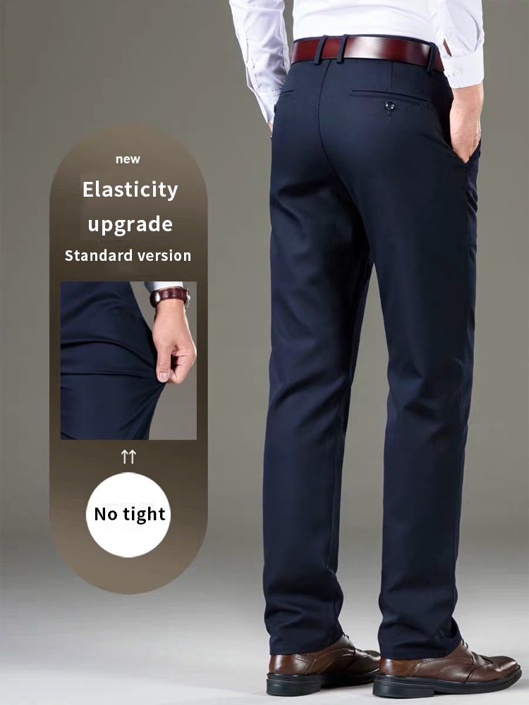 😎👖 Pantaloni casual pentru bărbați, țesătură elastică, fără pilling, confortabil de purtat!