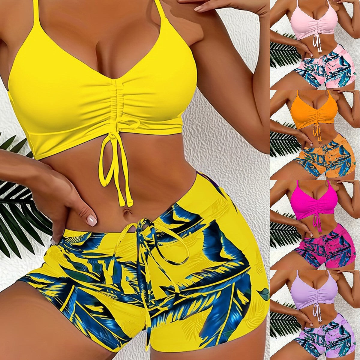 🏊‍♀️👙【Promoție de vară】Costum de baie elegant cu imprimeu – mărimi mari disponibile.